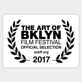 2017 AoBFF Laurels (Black Logo) Sticker